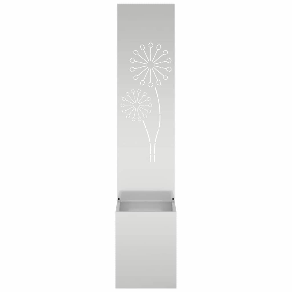 Schermo per privacy in giardino Argento 32 x 32 x 150 cm