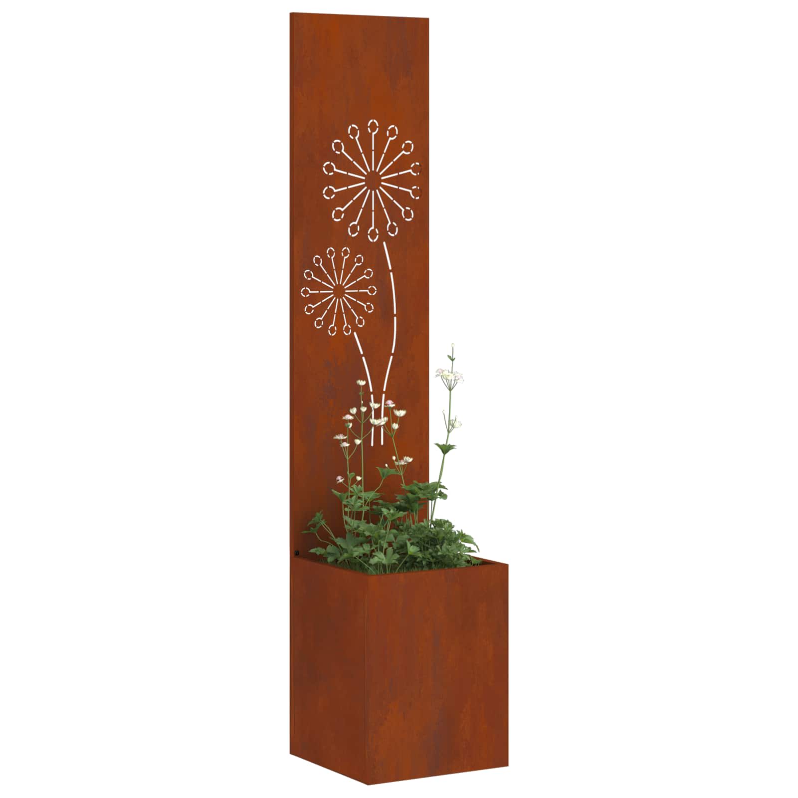 Schermo per privacy in giardino Ruggine 32 x 32 x 150 cm
