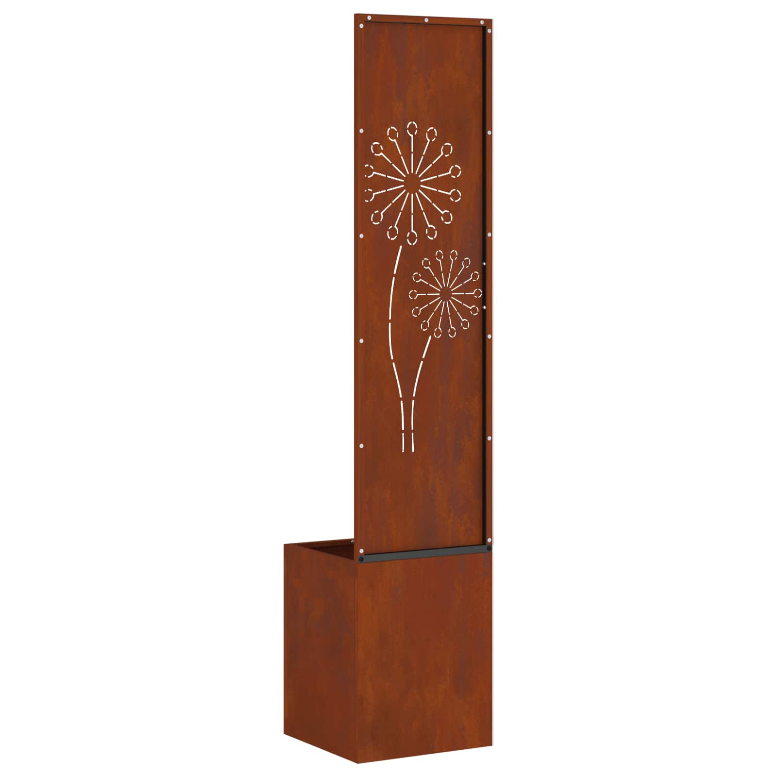 Schermo per privacy in giardino Ruggine 32 x 32 x 150 cm