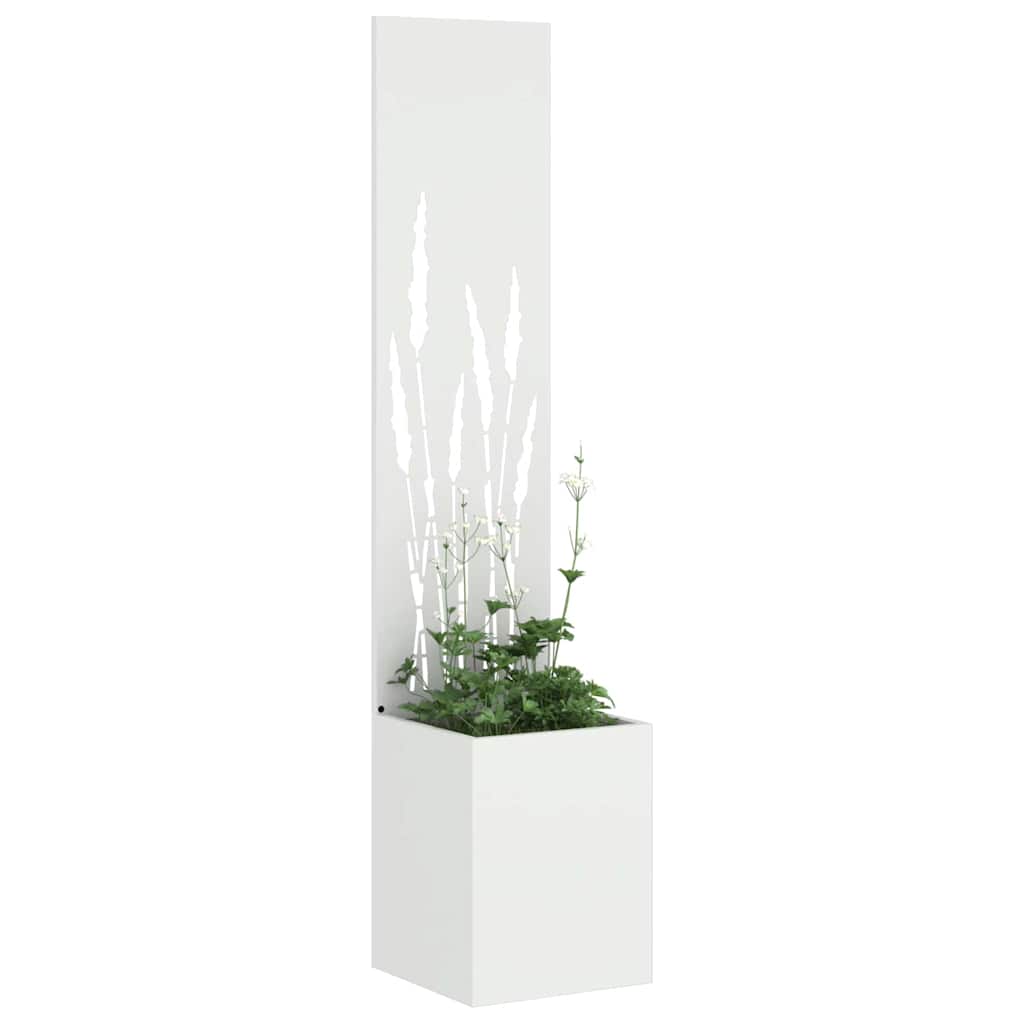 Schermo per privacy in giardino Traforo Bianco 32 x 32 x 150 cm