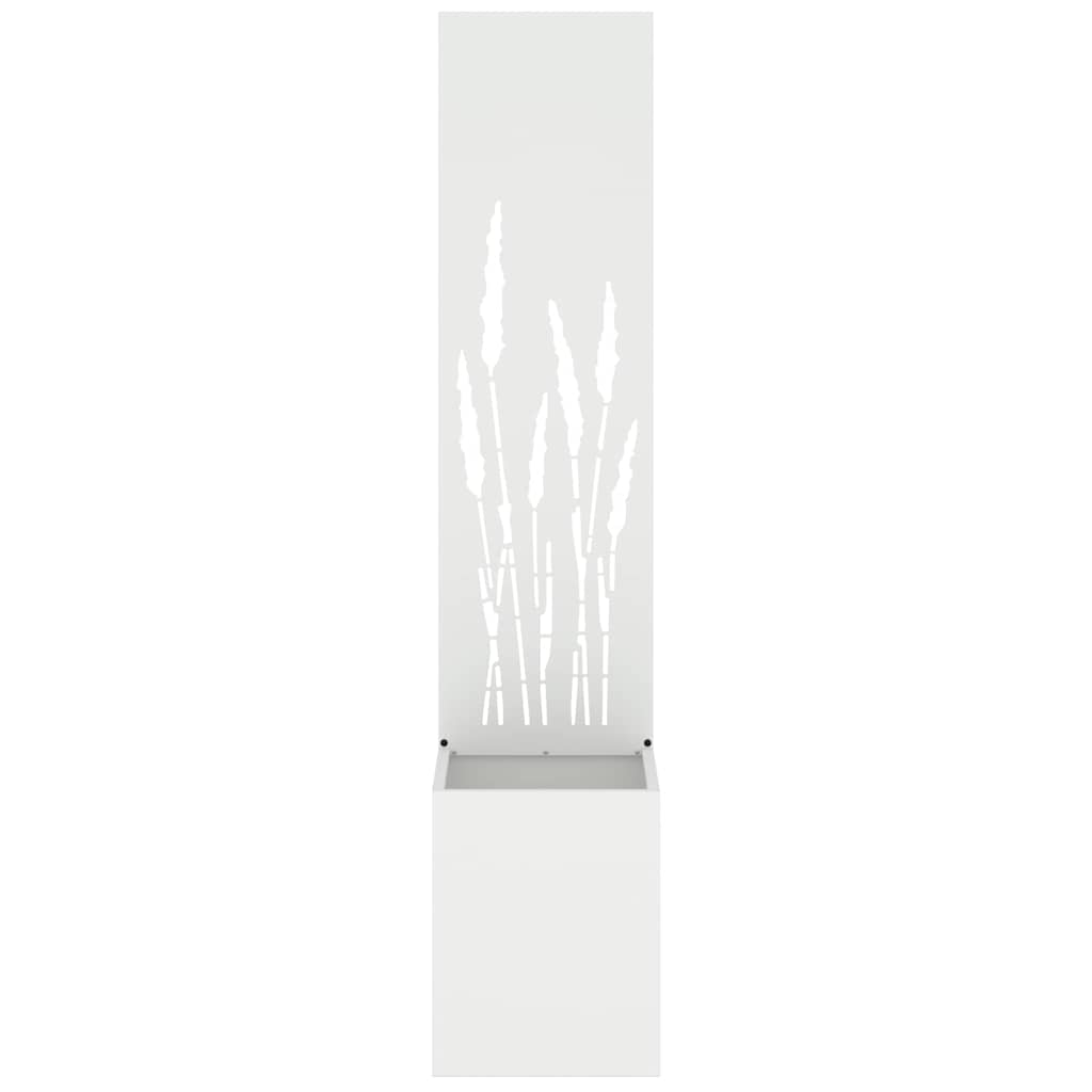 Schermo per privacy in giardino Traforo Bianco 32 x 32 x 150 cm