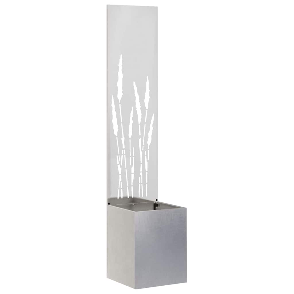 Schermo per privacy in giardino Argento 32 x 32 x 150 cm