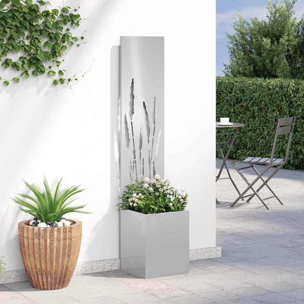 Schermo per privacy in giardino Argento 32 x 32 x 150 cm