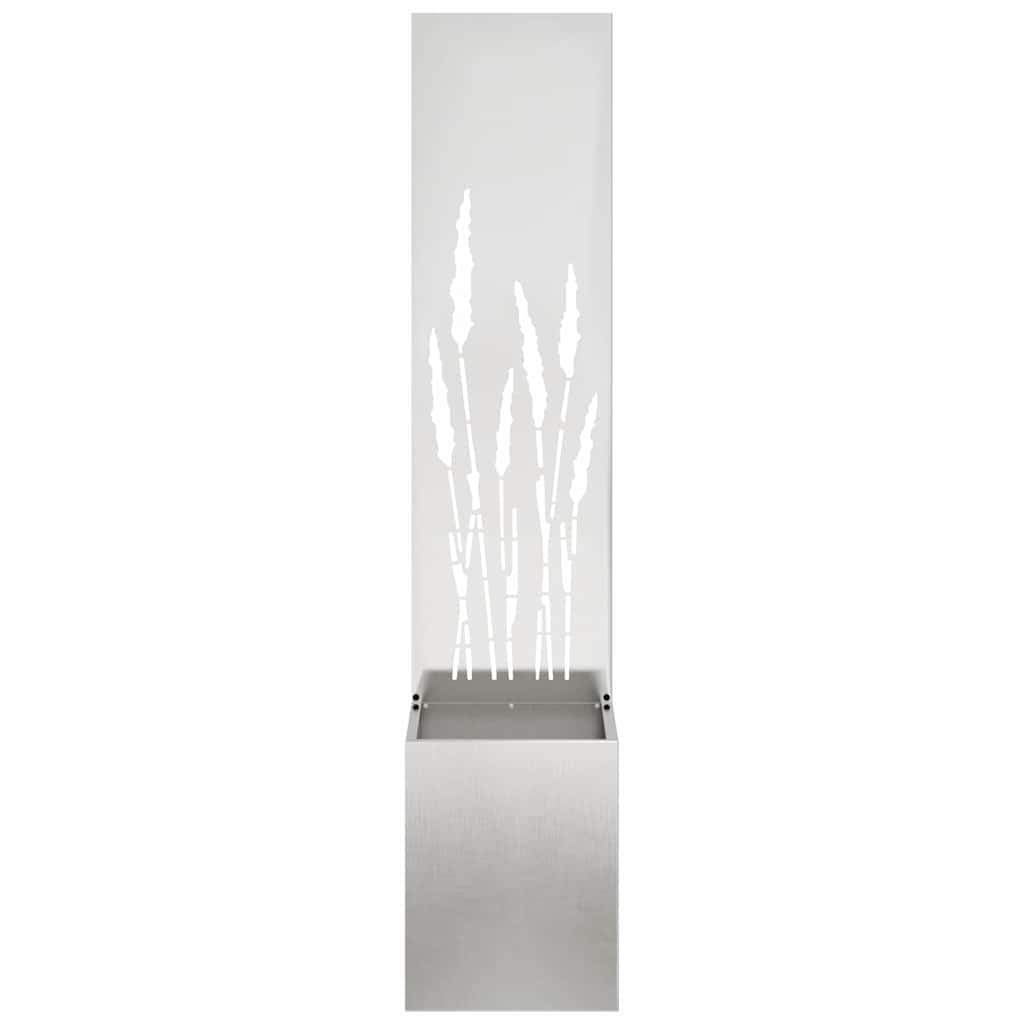 Schermo per privacy in giardino Argento 32 x 32 x 150 cm