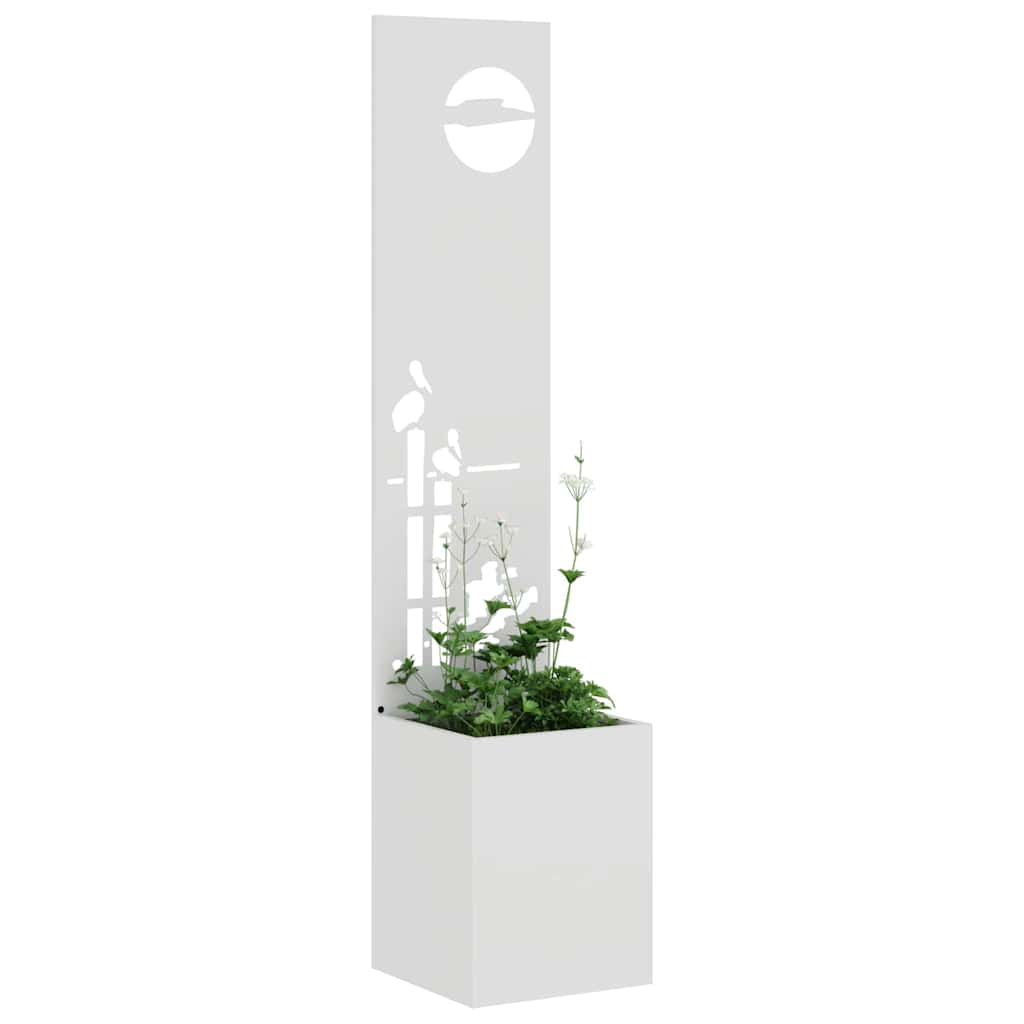 Schermo per privacy in giardino Traforo Bianco 32 x 32 x 150 cm