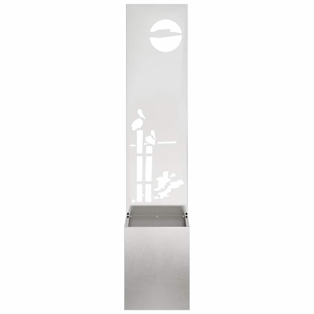 Schermo per privacy in giardino Argento 32 x 32 x 150 cm