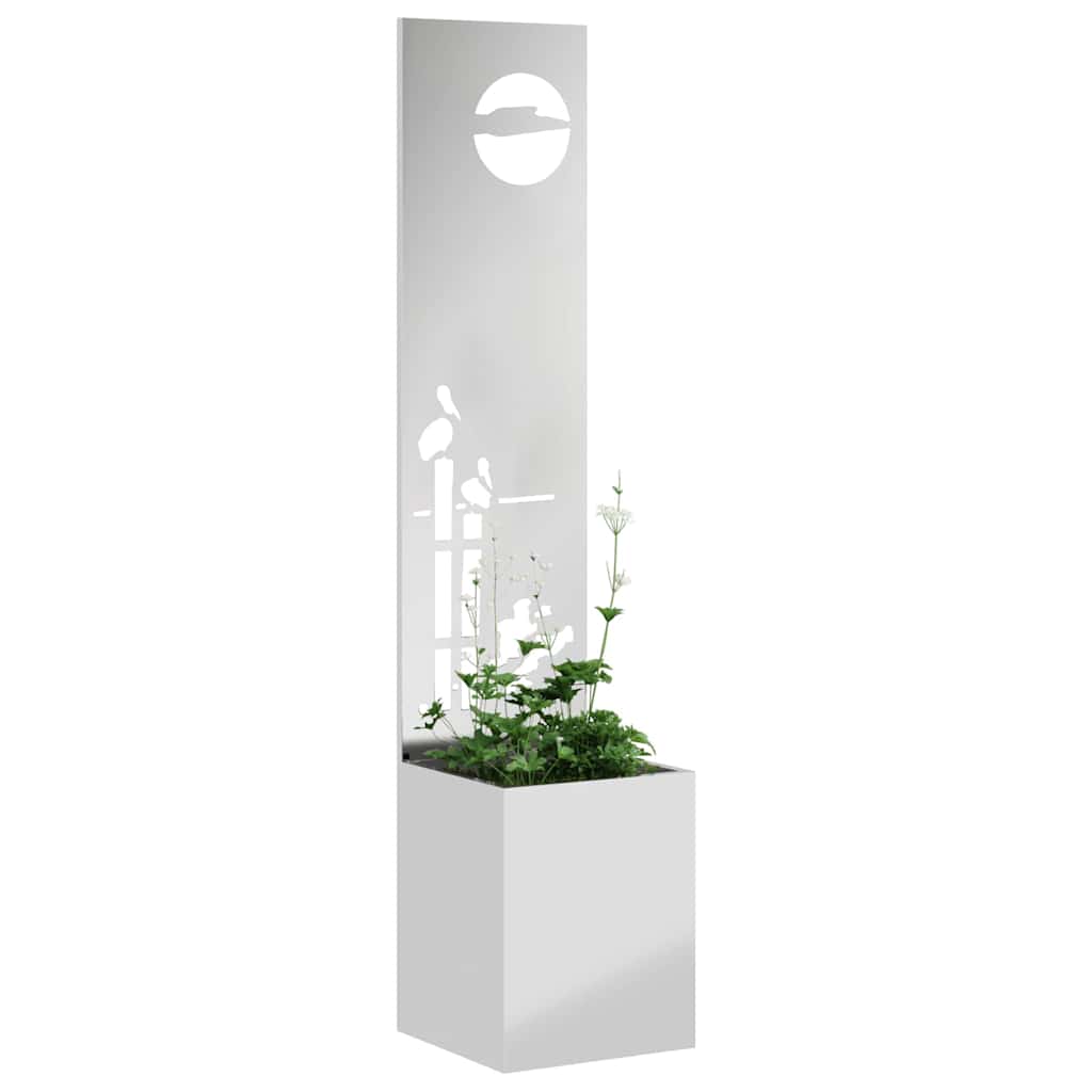 Schermo per privacy in giardino Argento 32 x 32 x 150 cm