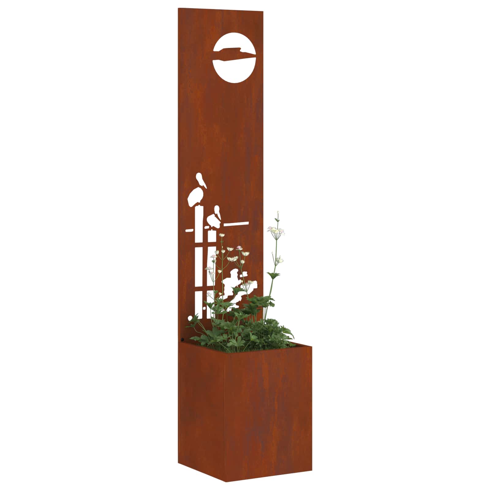 Schermo per privacy in giardino Ruggine 32 x 32 x 150 cm