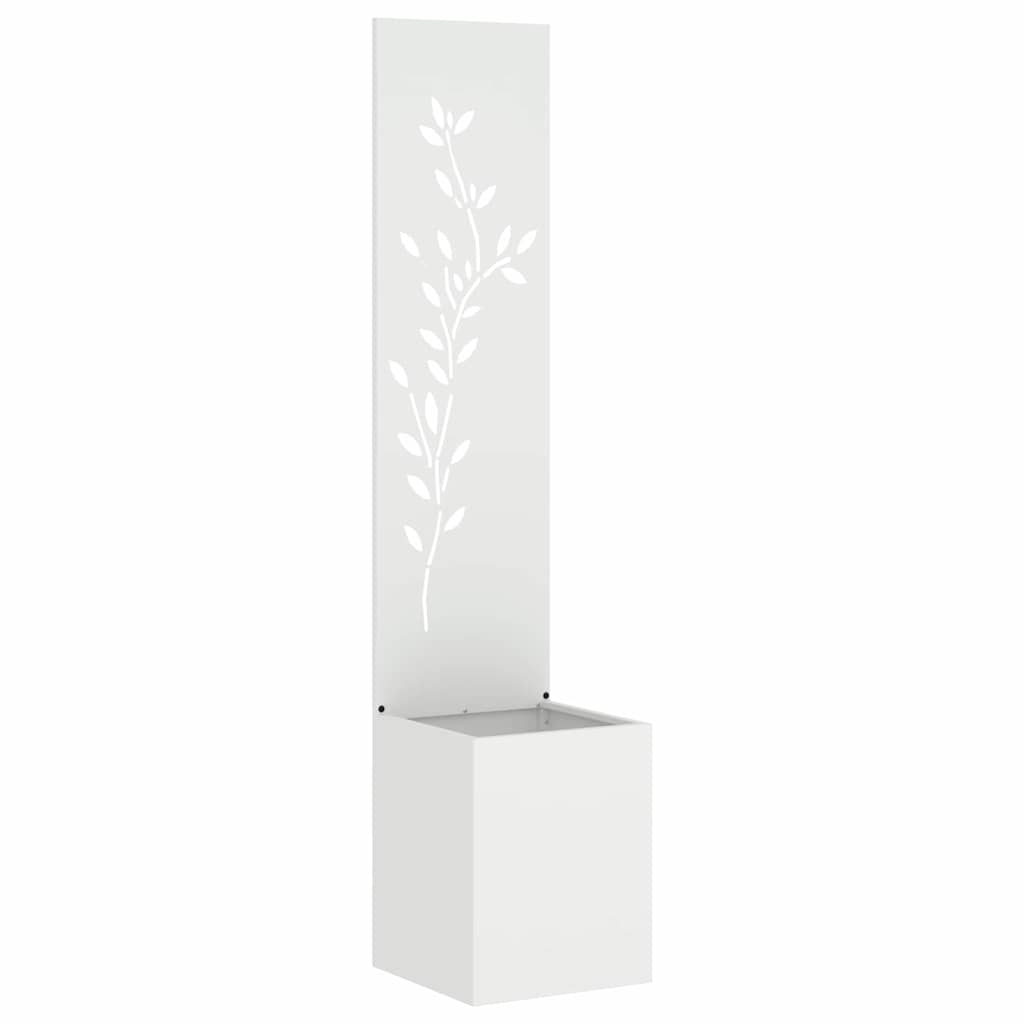 Schermo per privacy in giardino Bianco 32 x 32 x 150 cm