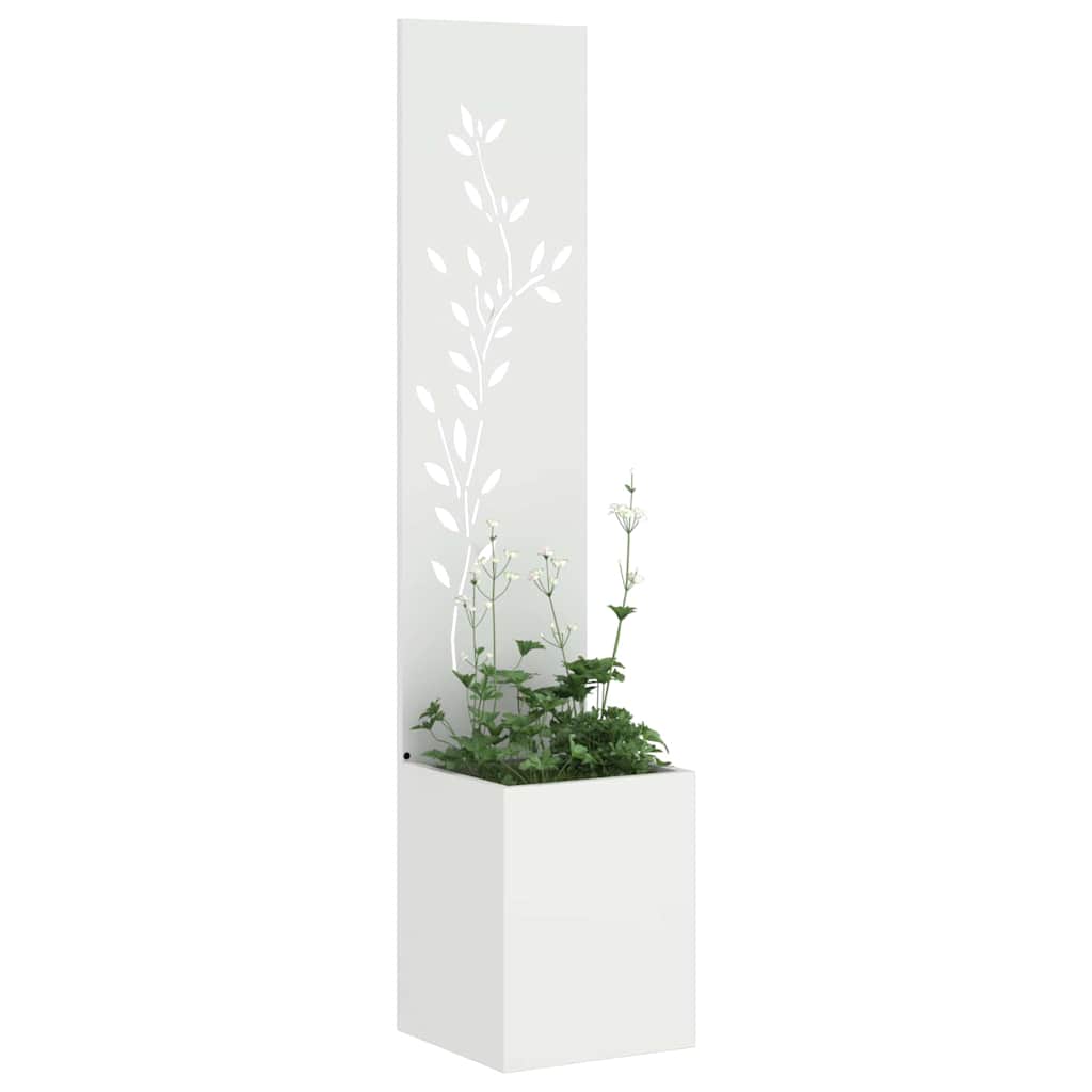 Schermo per privacy in giardino Bianco 32 x 32 x 150 cm