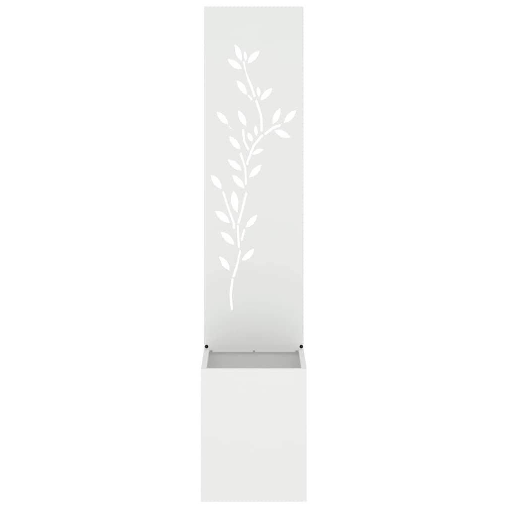 Schermo per privacy in giardino Bianco 32 x 32 x 150 cm