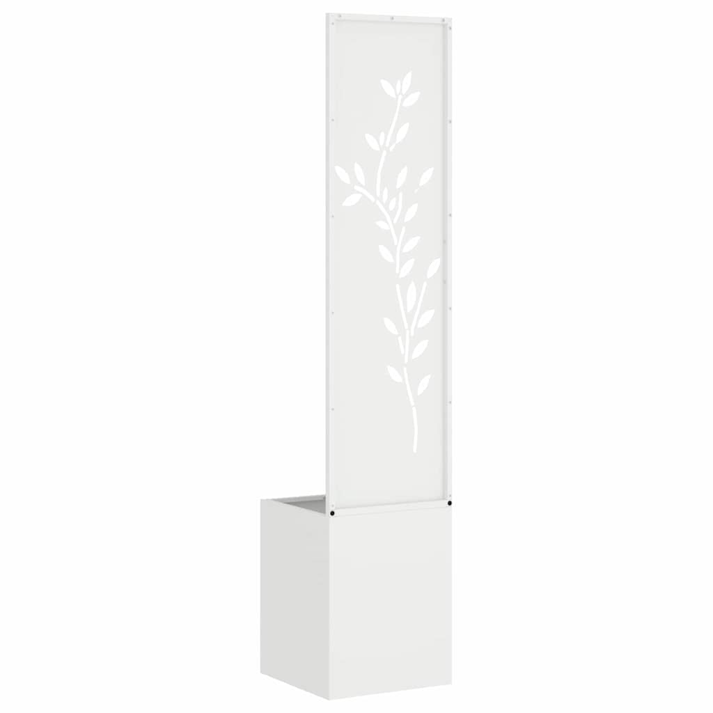 Schermo per privacy in giardino Bianco 32 x 32 x 150 cm