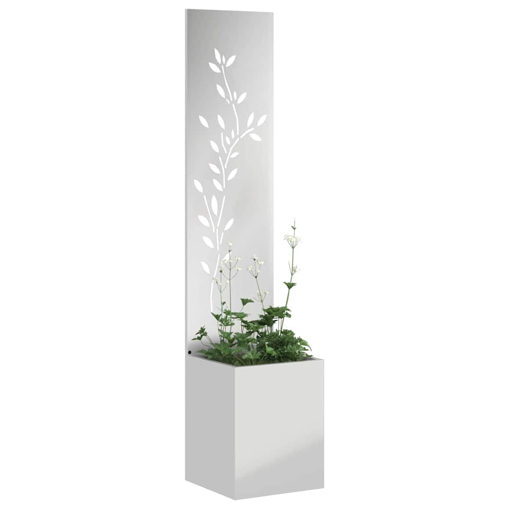 Schermo per privacy in giardino Argento 32 x 32 x 150 cm