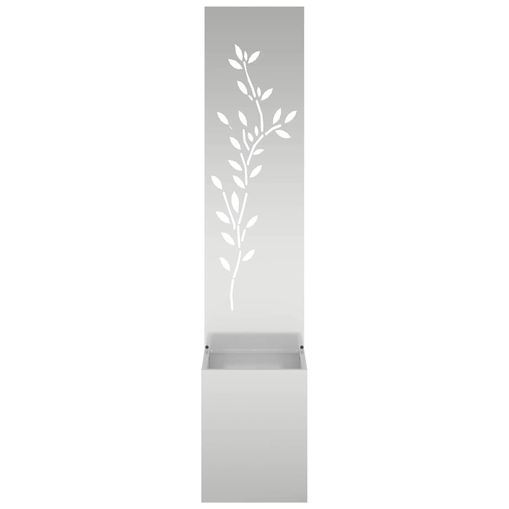 Schermo per privacy in giardino Argento 32 x 32 x 150 cm