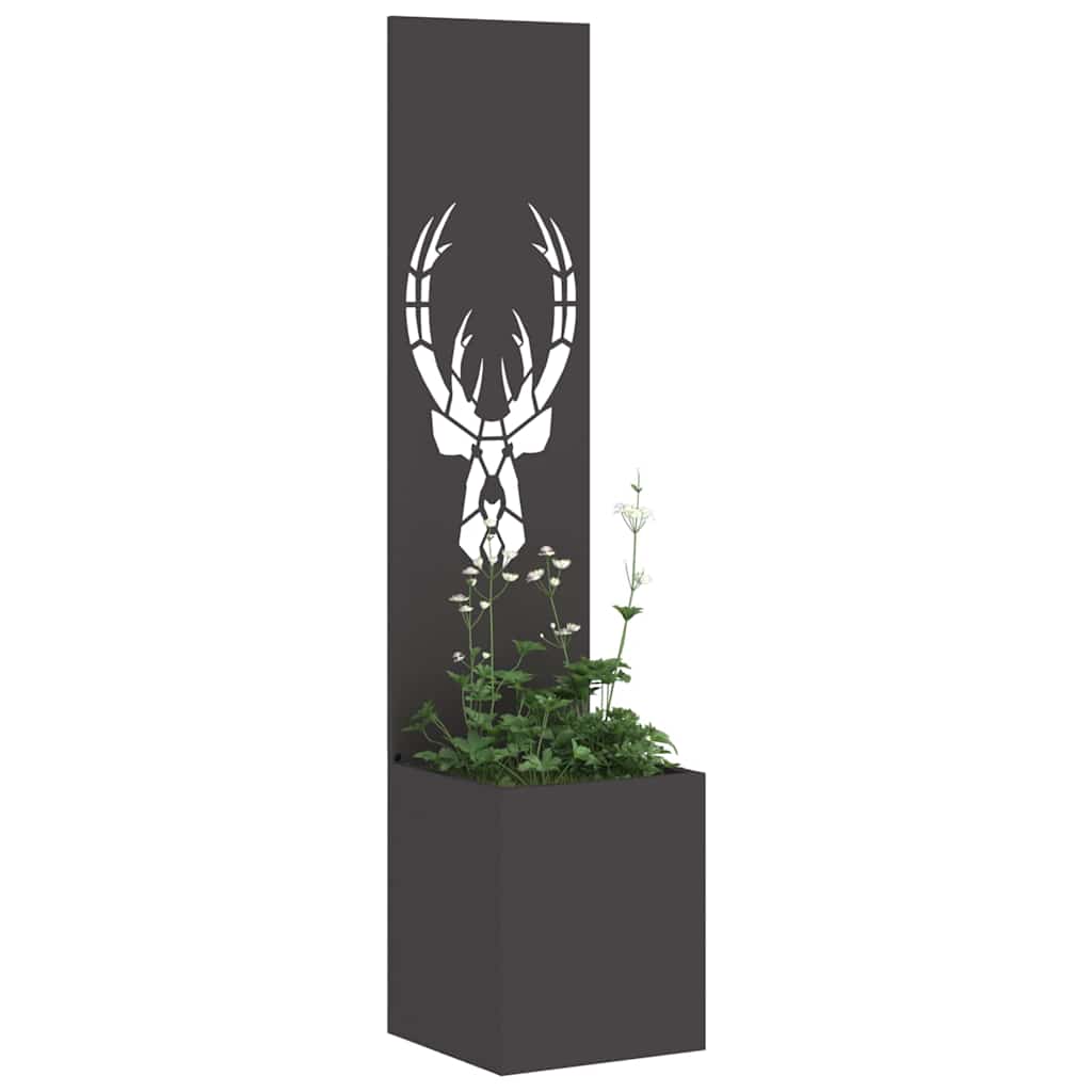 Schermo per privacy in giardino Nero 32 x 32 x 150 cm
