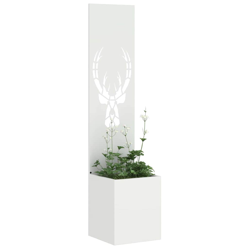 Schermo per privacy in giardino Bianco 32 x 32 x 150 cm