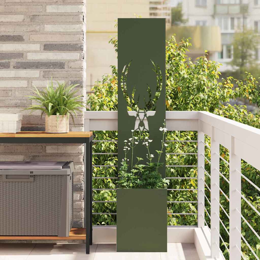 Schermo per privacy in giardino Oliver verde 32 x 32 x 150 cm