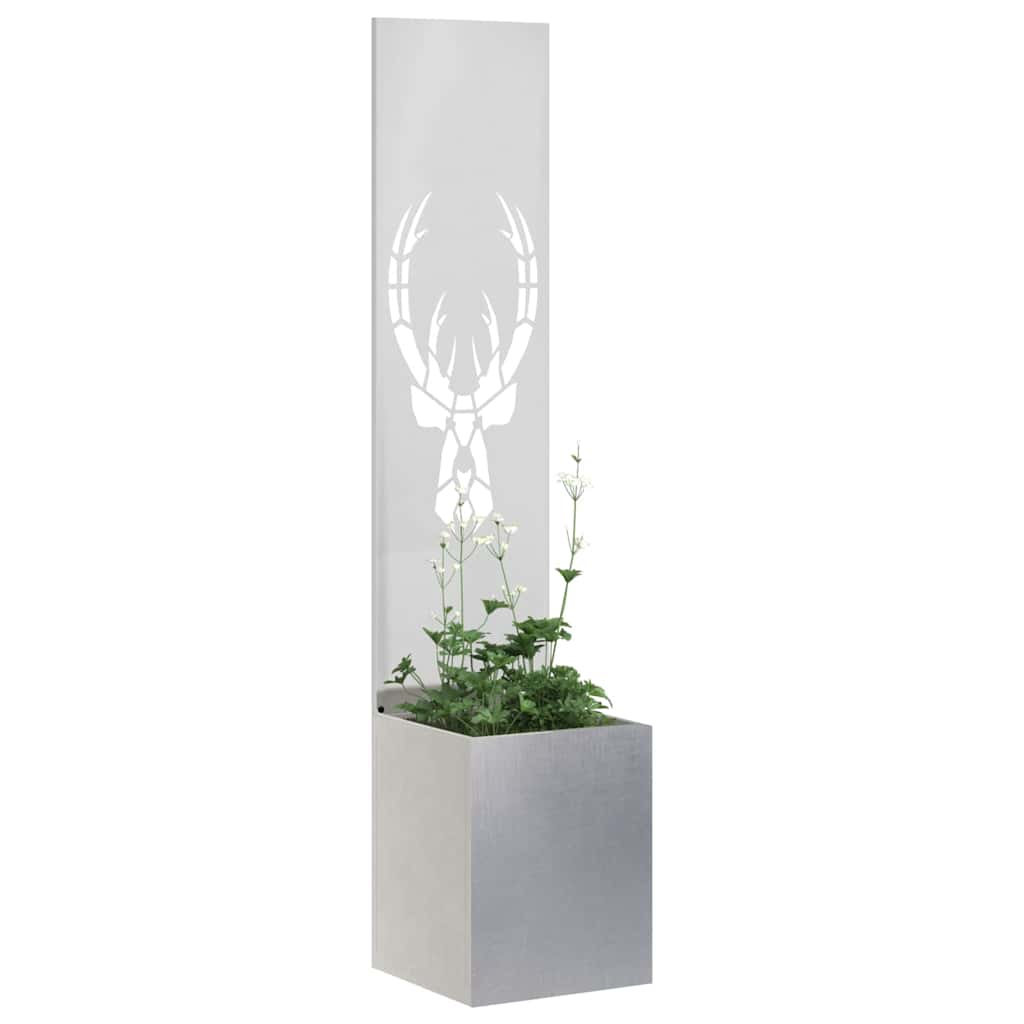 Schermo per privacy in giardino Argento 32 x 32 x 150 cm