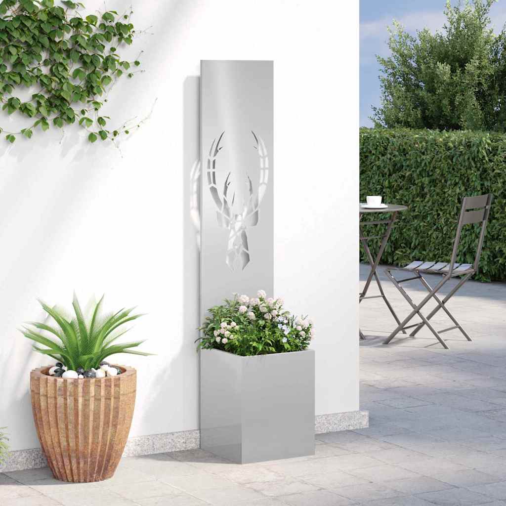 Schermo per privacy in giardino Argento 32 x 32 x 150 cm