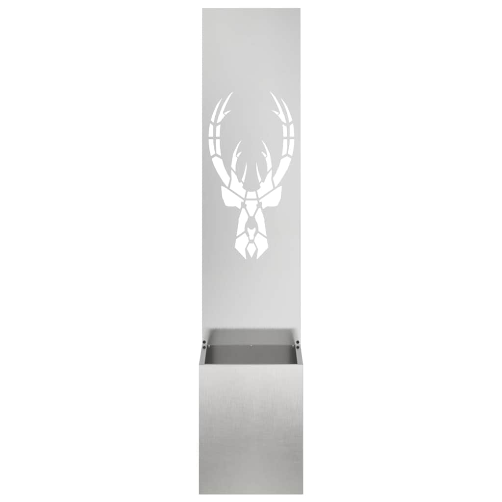Schermo per privacy in giardino Argento 32 x 32 x 150 cm