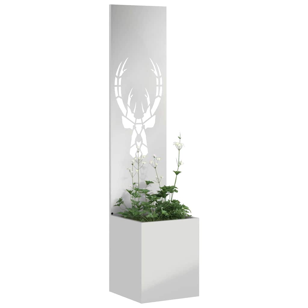 Schermo per privacy in giardino Argento 32 x 32 x 150 cm