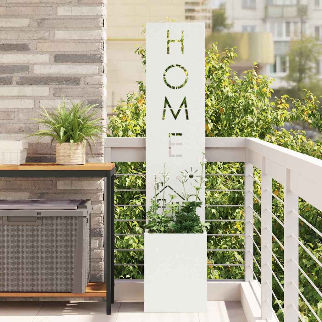 Schermo per privacy in giardino Traforo Bianco 32 x 32 x 150 cm