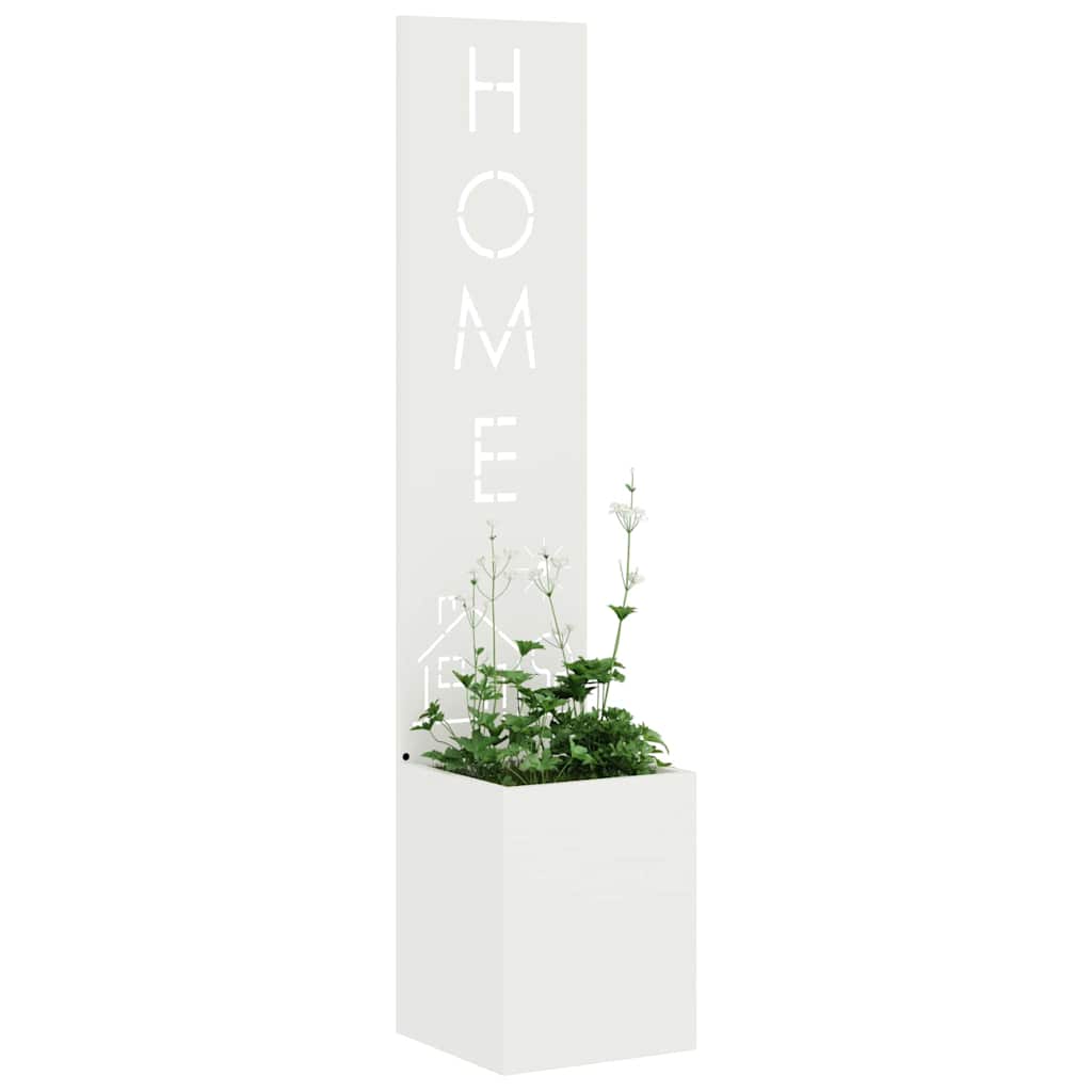 Schermo per privacy in giardino Traforo Bianco 32 x 32 x 150 cm
