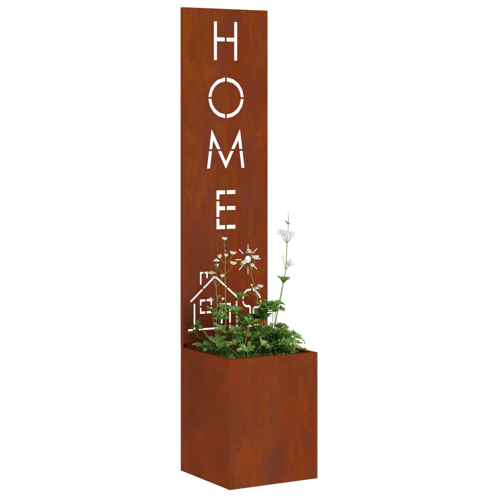 Schermo per privacy in giardino Ruggine 32 x 32 x 150 cm