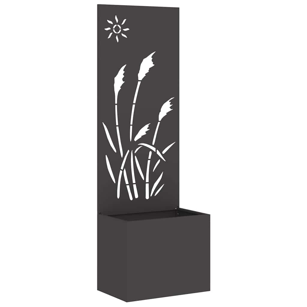 Schermo per privacy in giardino Traforo Nero 50 x 32 x 150 cm