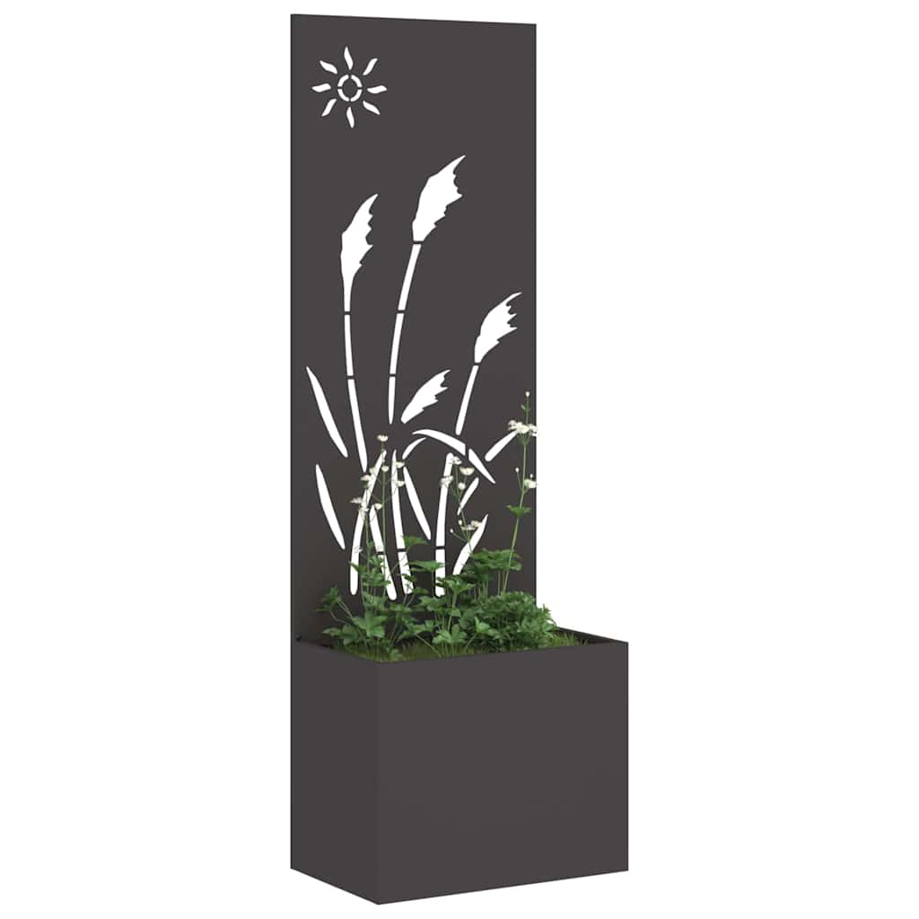 Schermo per privacy in giardino Traforo Nero 50 x 32 x 150 cm