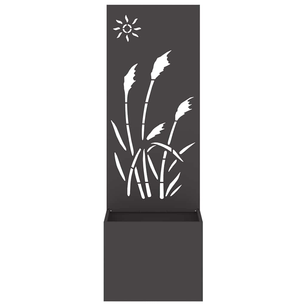 Schermo per privacy in giardino Traforo Nero 50 x 32 x 150 cm