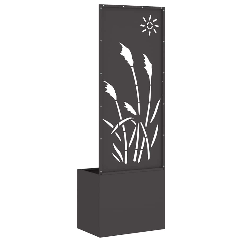 Schermo per privacy in giardino Traforo Nero 50 x 32 x 150 cm