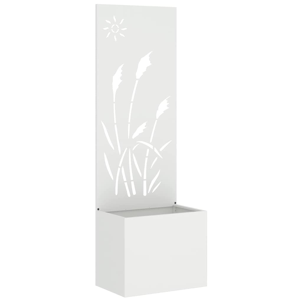 Schermo per privacy in giardino Traforo Bianco 50 x 32 x 150 cm