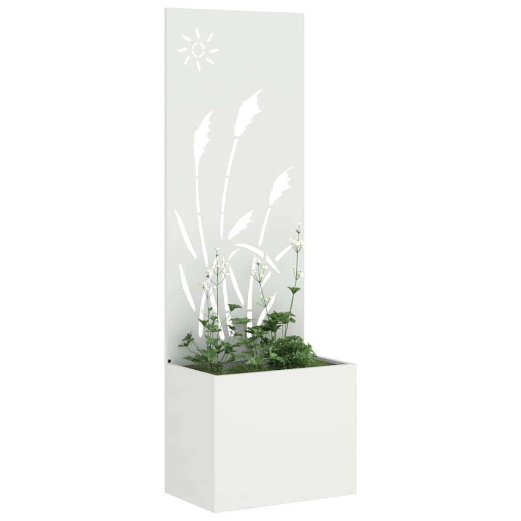 Schermo per privacy in giardino Traforo Bianco 50 x 32 x 150 cm