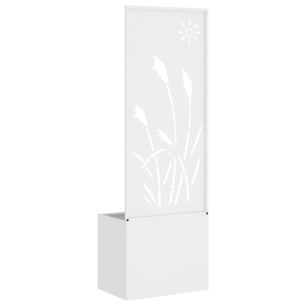 Schermo per privacy in giardino Traforo Bianco 50 x 32 x 150 cm