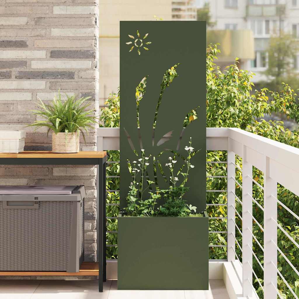 Schermo per privacy in giardino Oliver verde 50 x 32 x 150 cm