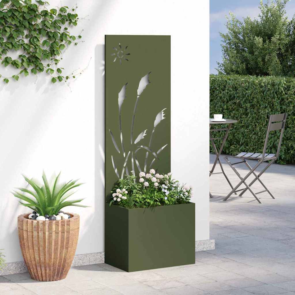 Schermo per privacy in giardino Oliver verde 50 x 32 x 150 cm