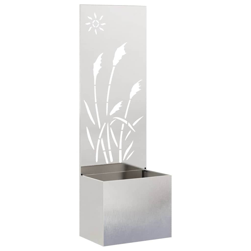 Schermo per privacy in giardino Argento 50 x 32 x 150 cm