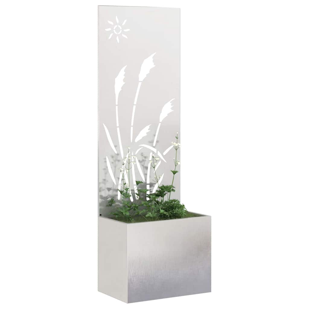 Schermo per privacy in giardino Argento 50 x 32 x 150 cm