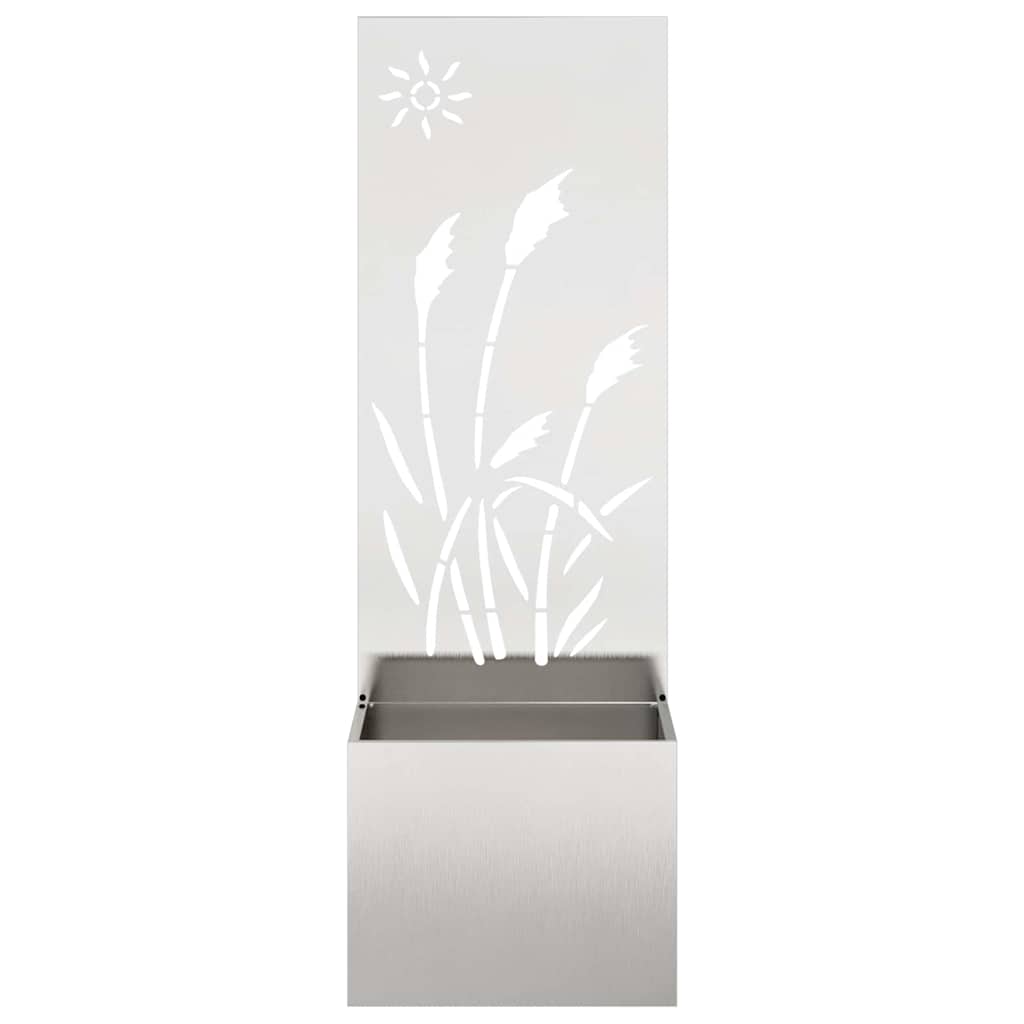 Schermo per privacy in giardino Argento 50 x 32 x 150 cm