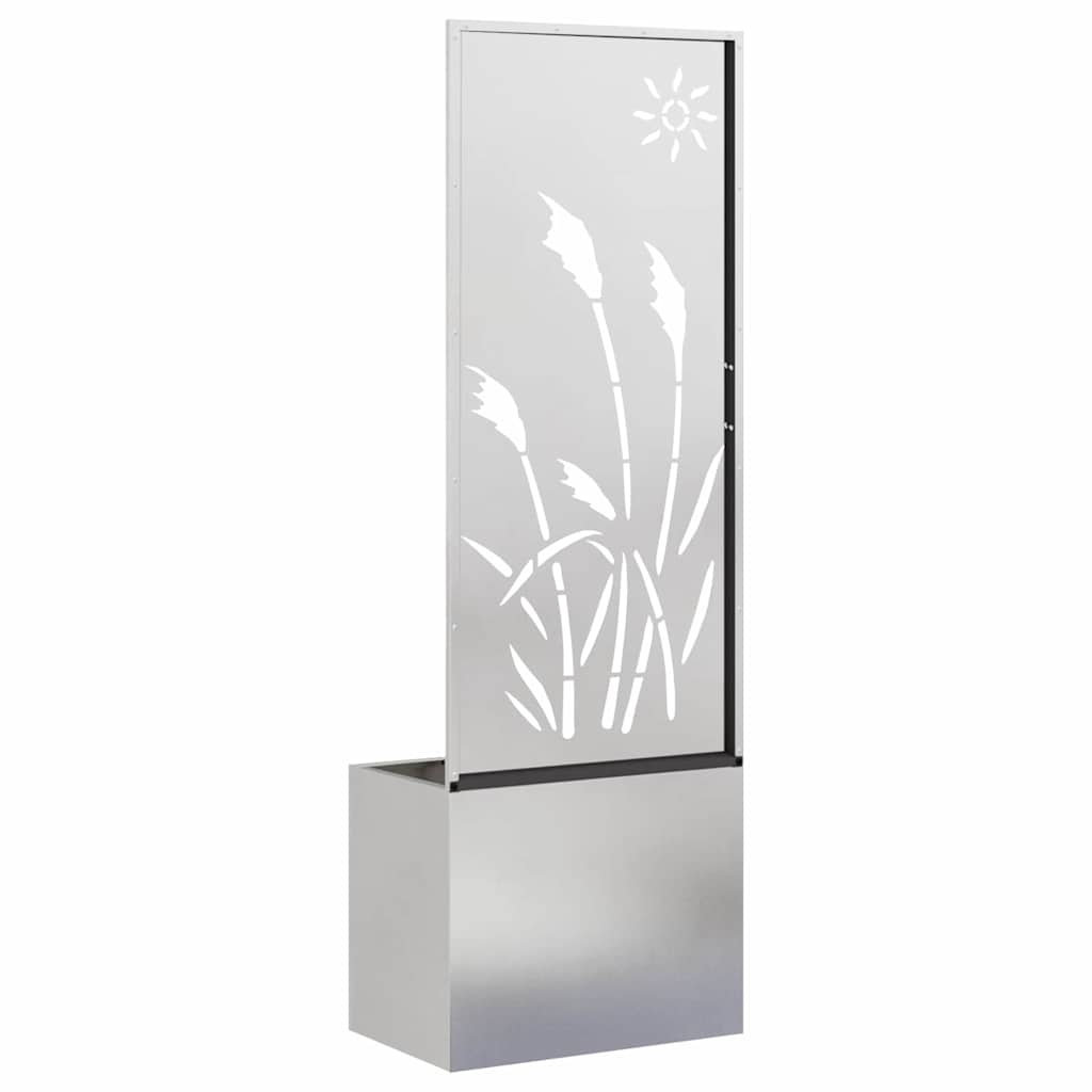 Schermo per privacy in giardino Argento 50 x 32 x 150 cm