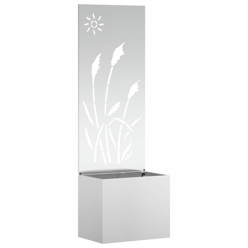 Schermo per privacy in giardino Argento 50 x 32 x 150 cm