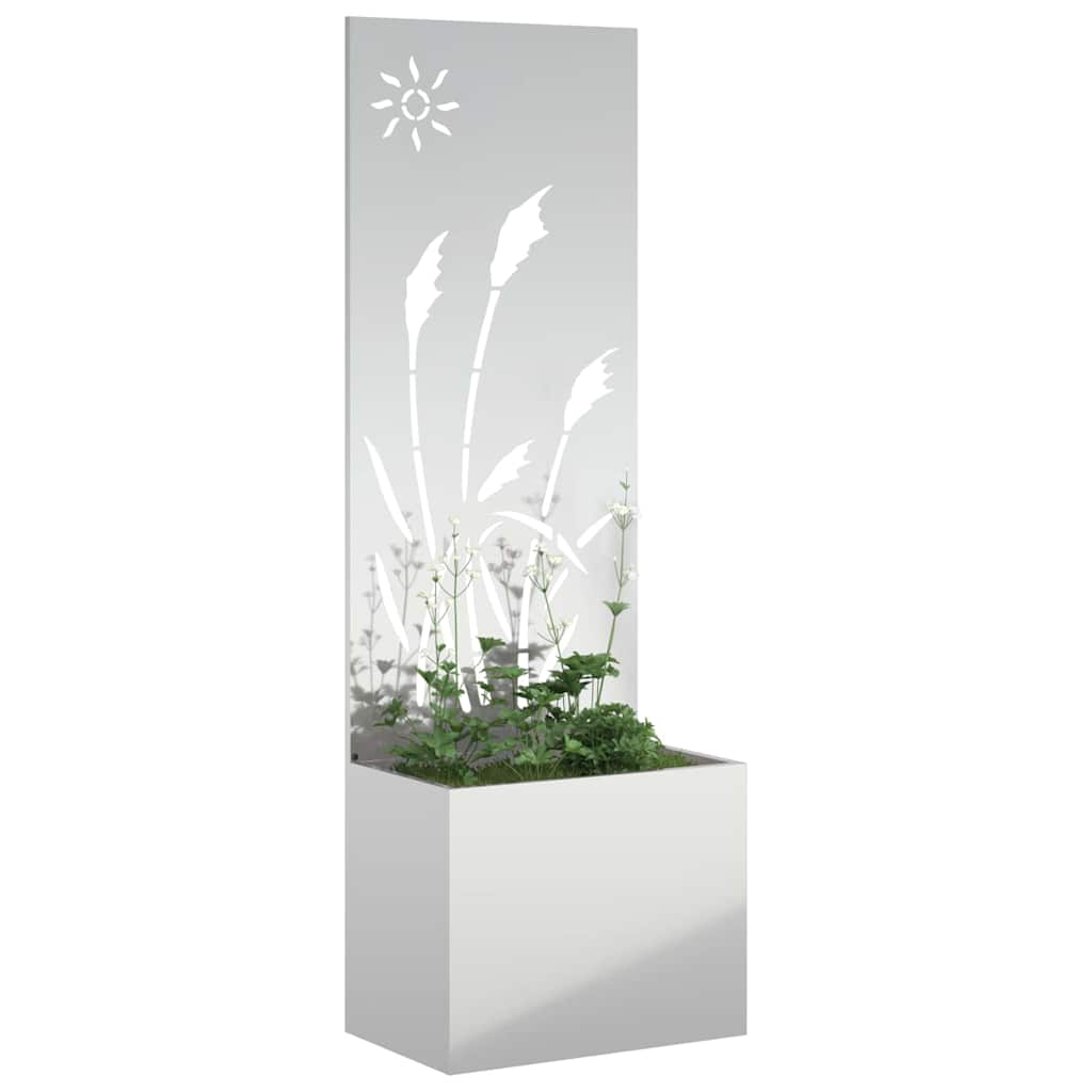 Schermo per privacy in giardino Argento 50 x 32 x 150 cm