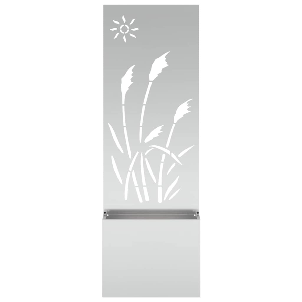 Schermo per privacy in giardino Argento 50 x 32 x 150 cm