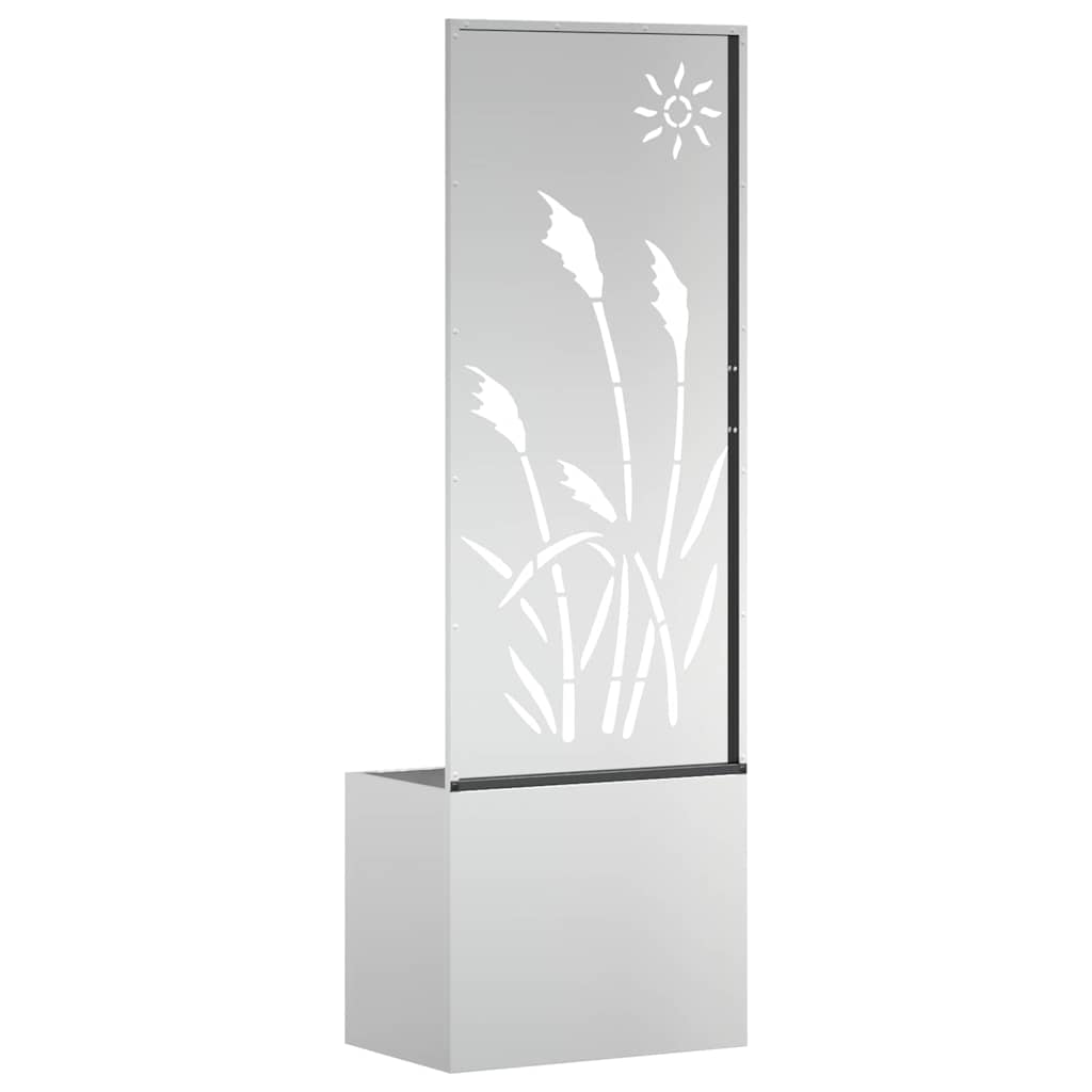 Schermo per privacy in giardino Argento 50 x 32 x 150 cm