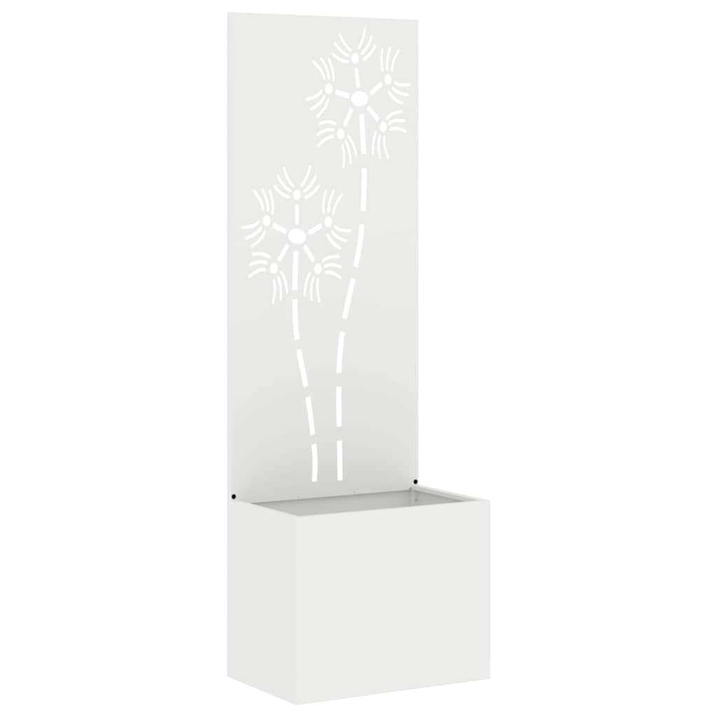 Schermo per privacy in giardino Bianco 50 x 32 x 150 cm