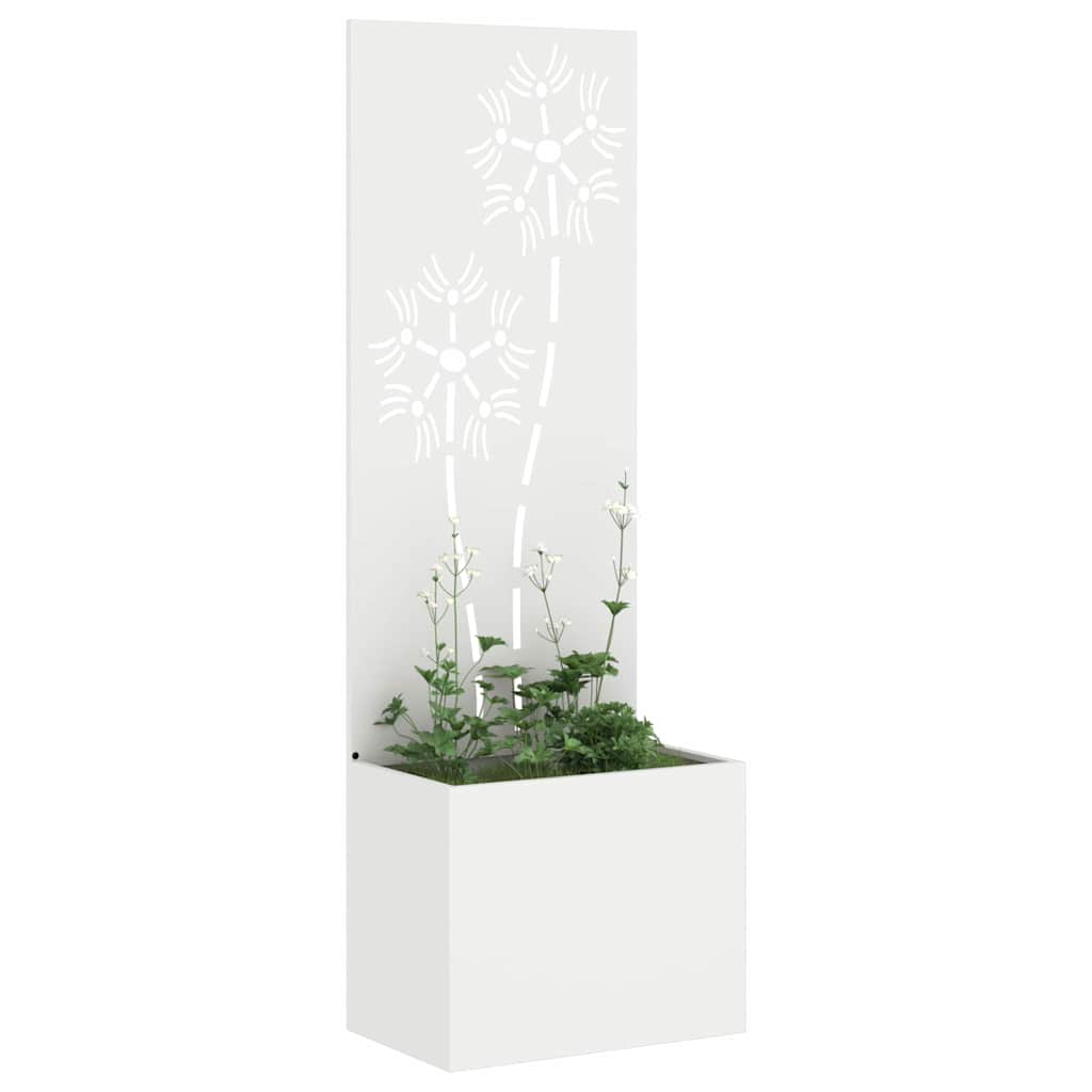 Schermo per privacy in giardino Bianco 50 x 32 x 150 cm