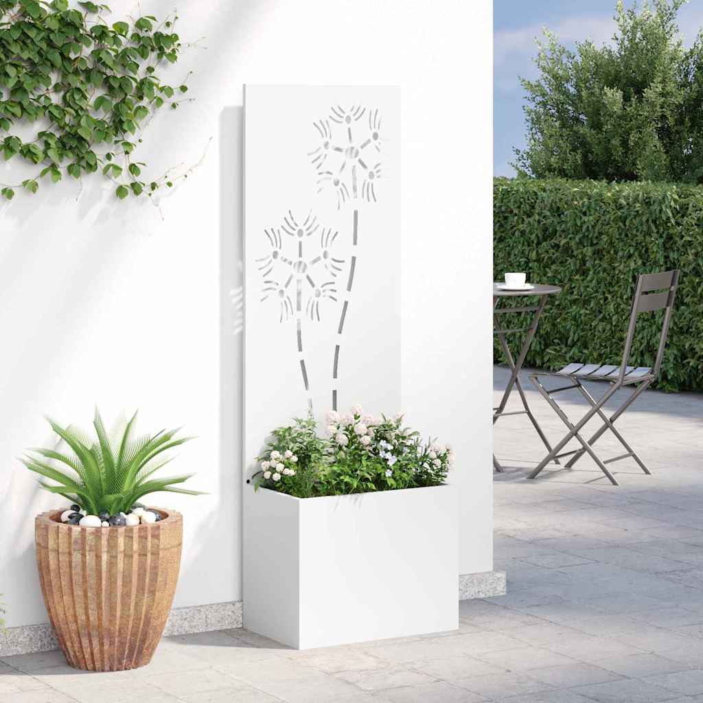 Schermo per privacy in giardino Bianco 50 x 32 x 150 cm