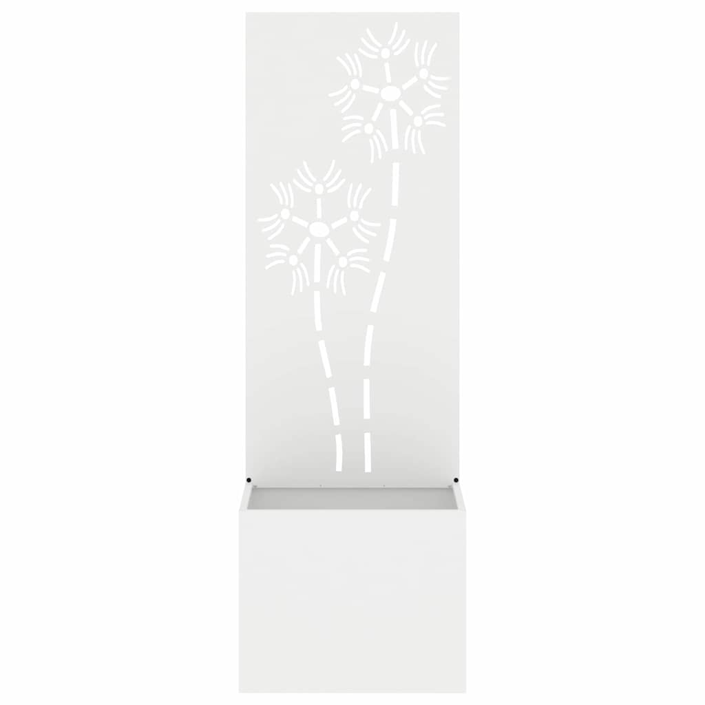 Schermo per privacy in giardino Bianco 50 x 32 x 150 cm