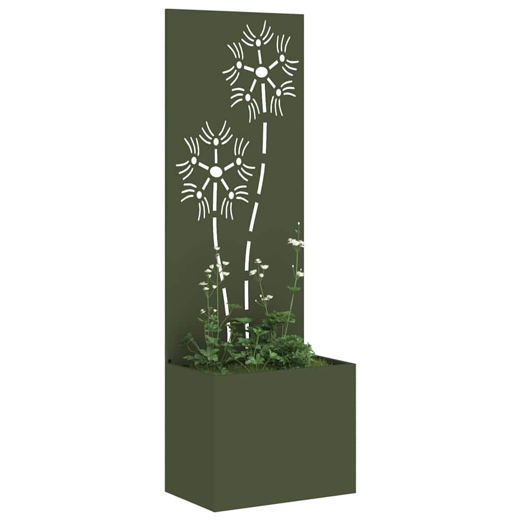Schermo per privacy in giardino Oliver verde 50 x 32 x 150 cm